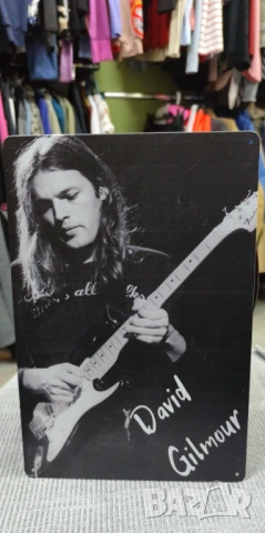 David Gilmour-метална табела (плакет), снимка 2 - Китари - 54086735