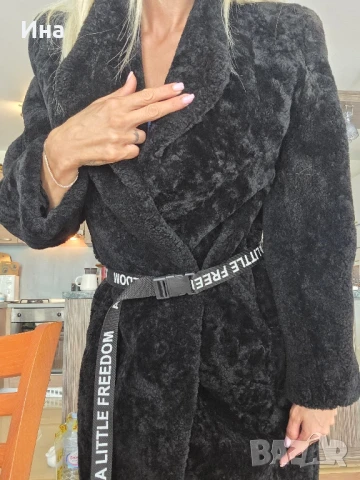 палто естествен косъм много топло, снимка 6 - Палта, манта - 51352658