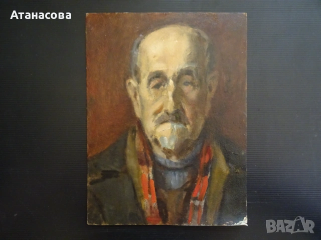 ТАНЯ ТАНЧЕВА картина Портрет масло 1990 г