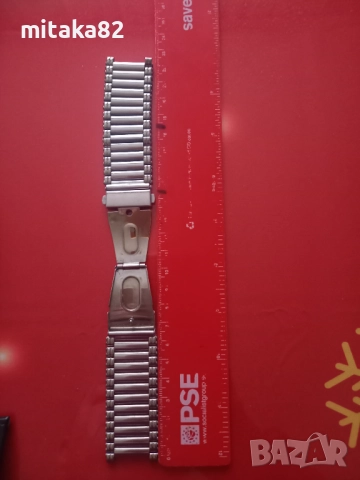 Метална верижка за часовник, снимка 2 - Каишки за часовници - 52974592