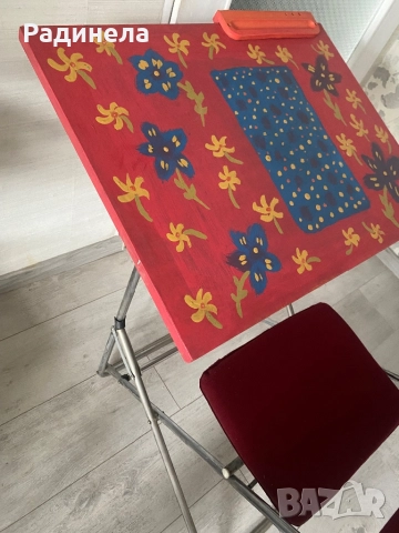 Детско столче с маса - чин ., снимка 3 - Мебели за детската стая - 51874601