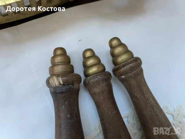 Красиви месингови прибори за готвене от Англия , снимка 9 - Антикварни и старинни предмети - 50868399