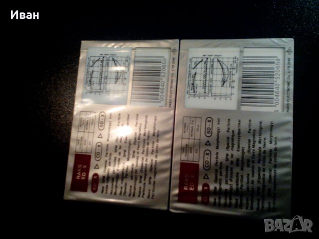 Аудио касети TDK MAXELL SONY нови, снимка 6 - Декове - 32139757