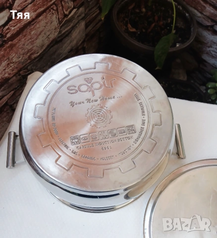 Тенджера алпака 6 л, снимка 3 - Съдове за готвене - 54130445