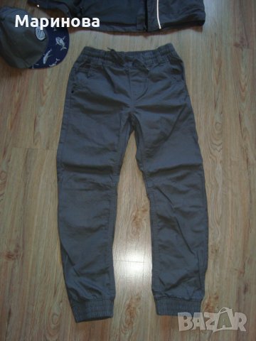 Нови Панталон,Шапка,Яке в сиво+подарък дънки, снимка 7 - Детски панталони и дънки - 31482441