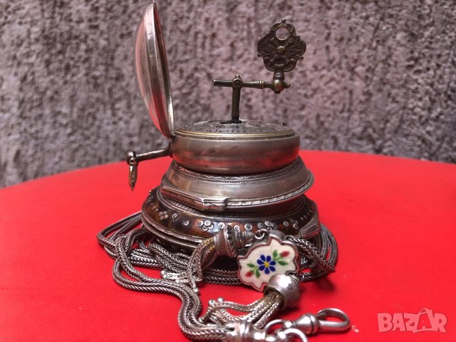 Джобен часовник на големия майстор от 18-ти век William Clarke , снимка 3 - Джобни - 30294757