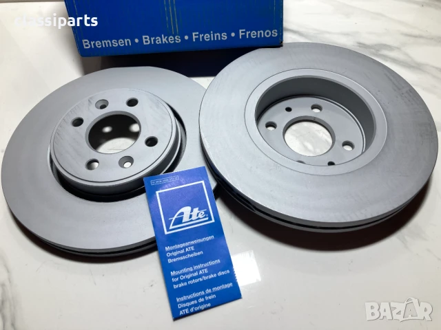 Спирачни дискове ATE за РЕНО Лагуна, Меган, Сценик, Канго, Клио, Туинго..., снимка 2 - Части - 50659890