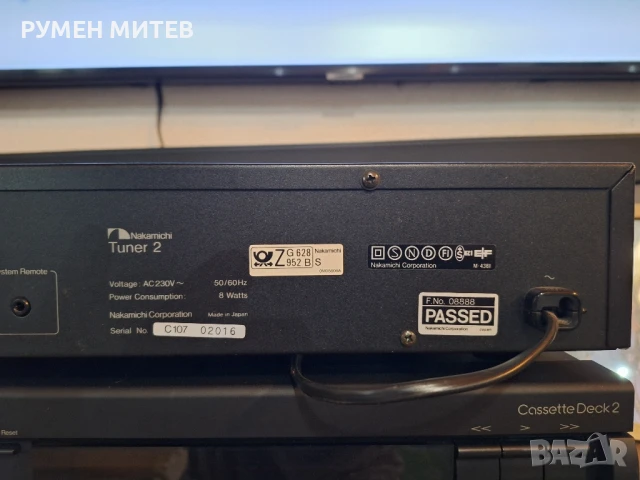 Тунер Nakamichi , снимка 5 - Ресийвъри, усилватели, смесителни пултове - 51210154