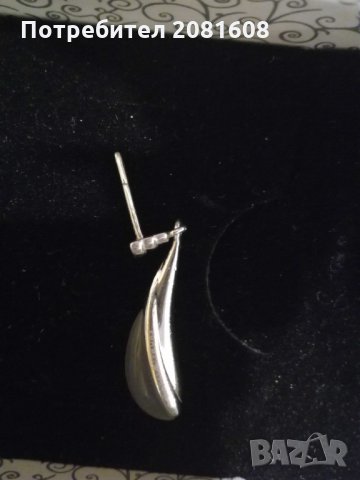 Обеци Emporio Armani,сребърни, снимка 4 - Обеци - 31755636