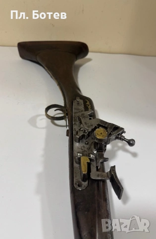 Стара кремъчна пушка, снимка 10 - Антикварни и старинни предмети - 53976699