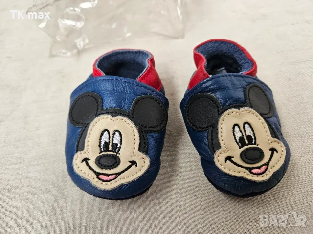 Кожени буйки Disney Мики Маус 0-6 м НОВИ