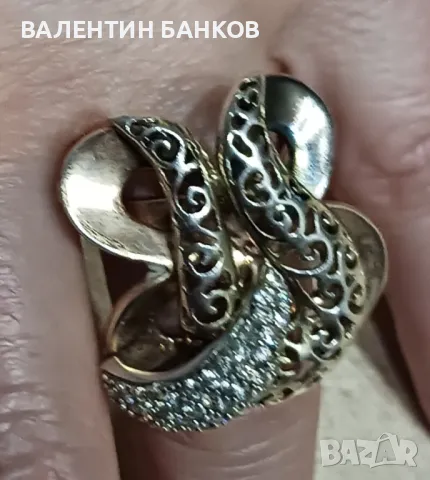 Сребърни дамски пръстени с камъни, снимка 2 - Пръстени - 43147211