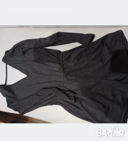 Черен ,къс, блестящ гащеризон , снимка 5 - Гащеризони - 54214770