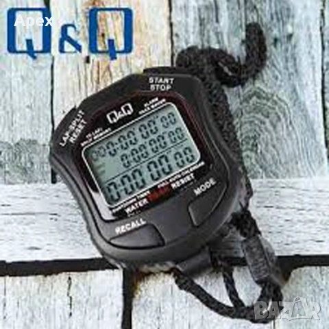 Професионален Хронометър Q&Q HS45J. Дигитални Хронометри за Спортисти и Треньори. Таймер Hronometar