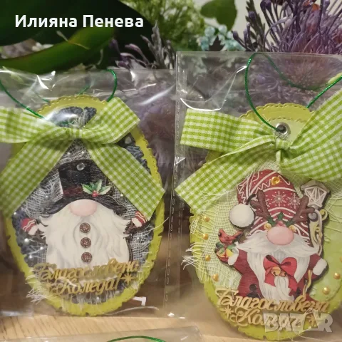 Коледни късмети, снимка 6 - Декорация за дома - 56121786