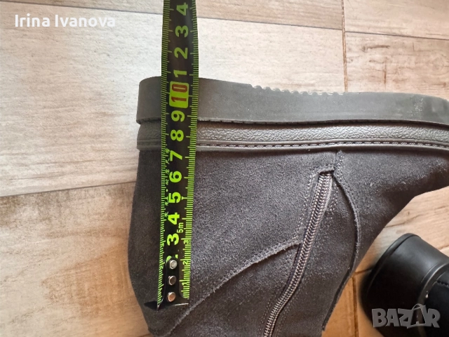 Зимни ботуши естествен велур, снимка 7 - Дамски ботуши - 52282956