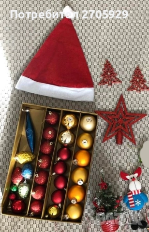 Цялостна Коледна украса/декорация за елха и др., снимка 5 - Декорация за дома - 51511718