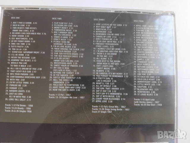 Pat Boone ‎– 8 Classic Albums Plus Bonus Singles - комплект от 4 оригинални диска CD1, CD2, CD3, CD4, снимка 2 - CD дискове - 54229880