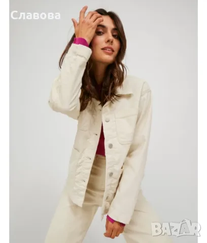 джинсово яке тип риза JJXX , снимка 2 - Якета - 47492810