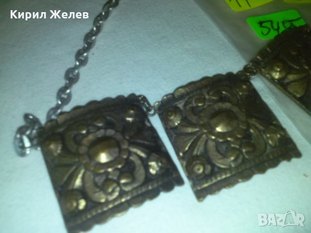 САЧАНЕНА ВЪЗРОЖДЕНСКА ОСМАНСКА МАСИВНА ОГЪРЛИЦА 6597, снимка 5 - Антикварни и старинни предмети - 29604837