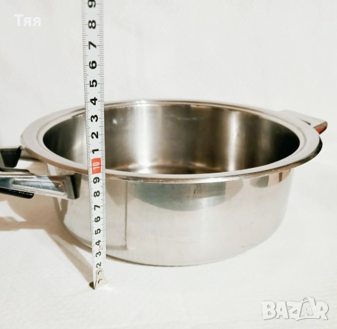 Тенджера неръждаема 3,5 л, снимка 5 - Съдове за готвене - 52452223