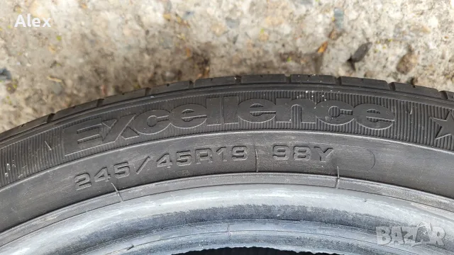 Гума 1 бр. Goodyear – 245 x 45 x 19 –   Run Flat  , снимка 6 - Гуми и джанти - 56074505