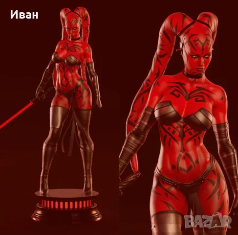 Star Wars Darth Talon New Handmade , снимка 4 - Колекции - 55828220