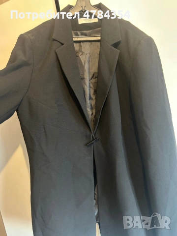 Елегантно черно сако S-M, снимка 2 - Сака - 54057004