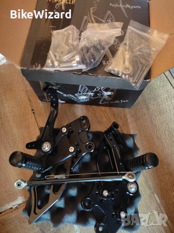 FG RACING CNC регулируеми задни Поставка за крака за Ninja 300 250 Z250 2013 2014 2015 2016 НОВИ