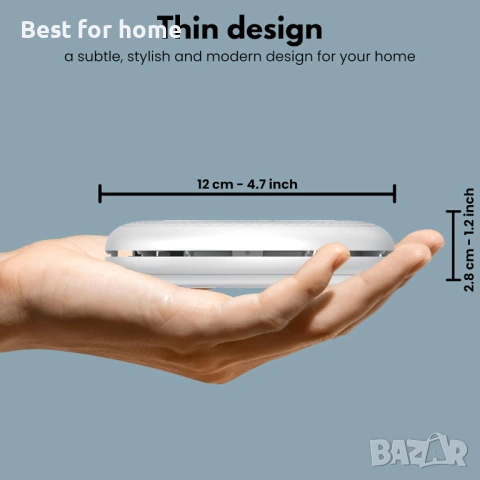 Aroha Safety Pro комбинирана аларма за дим и въглероден оксид, снимка 8 - Други стоки за дома - 53233092