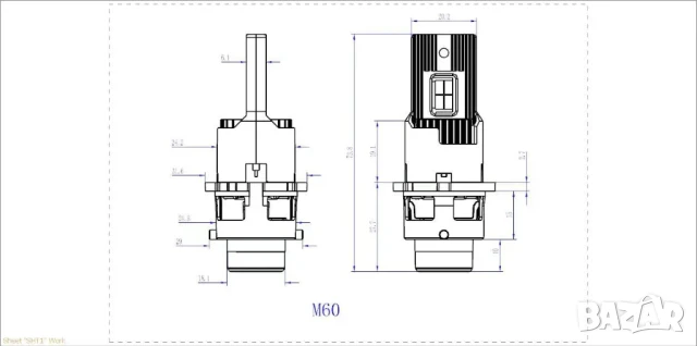 LED Крушки    D4S - D series +380 %, снимка 6 - Аксесоари и консумативи - 50466160