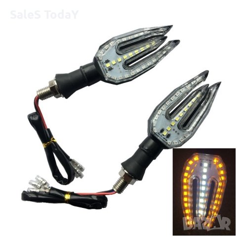 Комплект Мигачи за мотор, 12V, 2бр