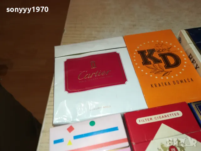 BASTOS CARTIER И ДР ПРАЗНИ КУТИИ ОТ ЦИГАРИ 2511241754, снимка 5 - Колекции - 48102937