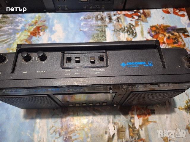 Български касетофон Инкомс, снимка 5 - Радиокасетофони, транзистори - 52914676