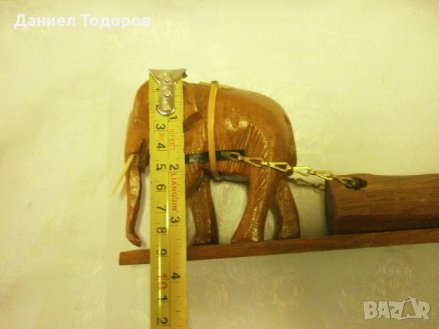 Дървена Фигура , Статуетка на  Слон - Дърворезба, снимка 10 - Статуетки - 30444443