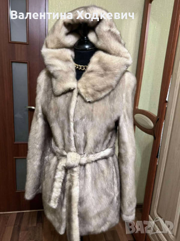 Намаление ⛔️ Ексклузивно палто от норка Crushed Ice, снимка 4 - Палта, манта - 44596369
