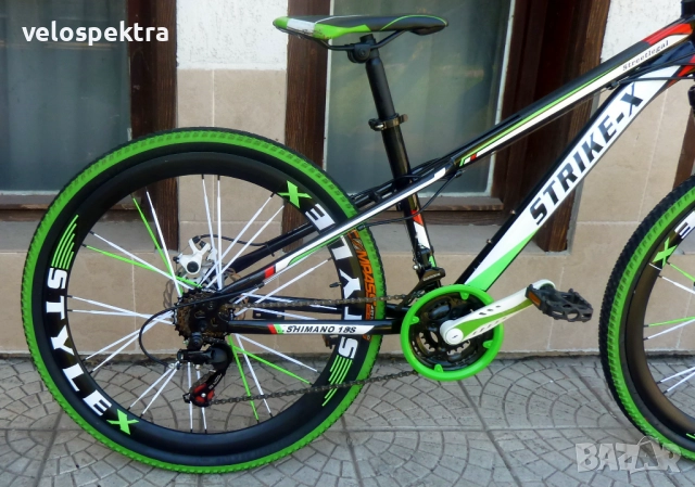 СТРАЙК Екс ! 26 цола ! 2х6 скорости ! Диск ! Германия!, снимка 12 - Велосипеди - 51583296