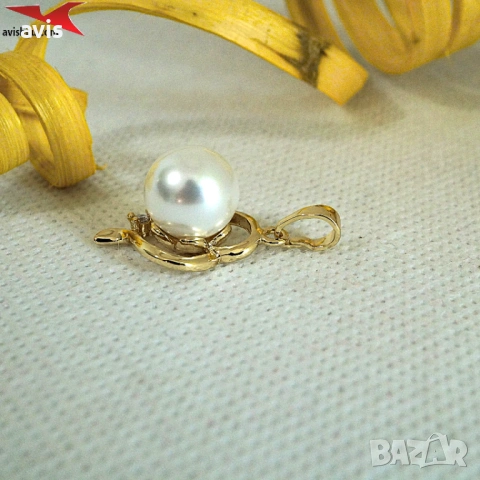 Висулка с 14К златно покритие 244736, снимка 2 - Колиета, медальони, синджири - 54048495