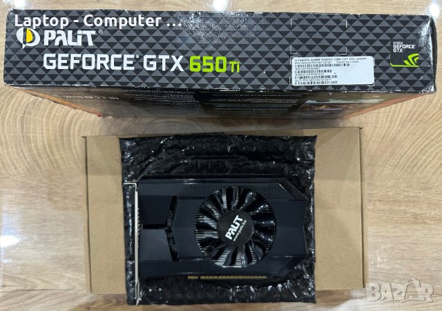 Видео картa PALiT GTX 650 Ti 2GB GDDR5