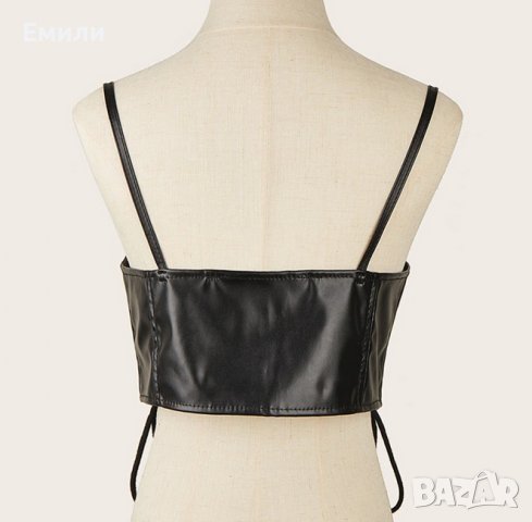 Кожен корсет колан с връзки - S, M , снимка 3 - Колани - 38332846