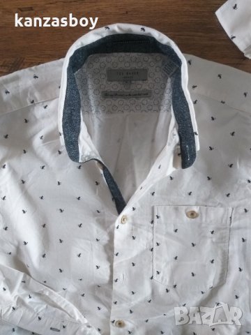 ted baker london Chimsky Printed Monkey Regular Fit - страхотна мъжка риза, снимка 9 - Ризи - 31720578