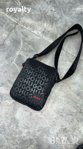 Hugo Boss Нова Кожена Мъжка Чанта Хюго Бос 