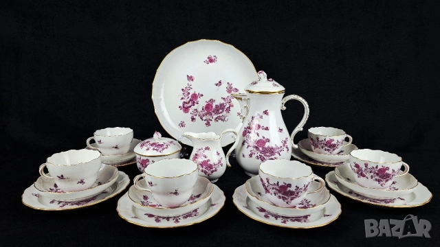 Meissen Indisch Purpur - сервиз за 6 човека