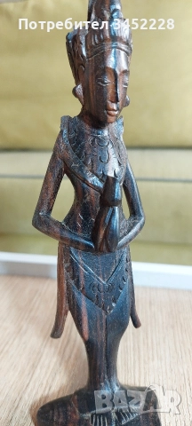 дърворезба масив за ценители височина 20см , снимка 6 - Декорация за дома - 52964426