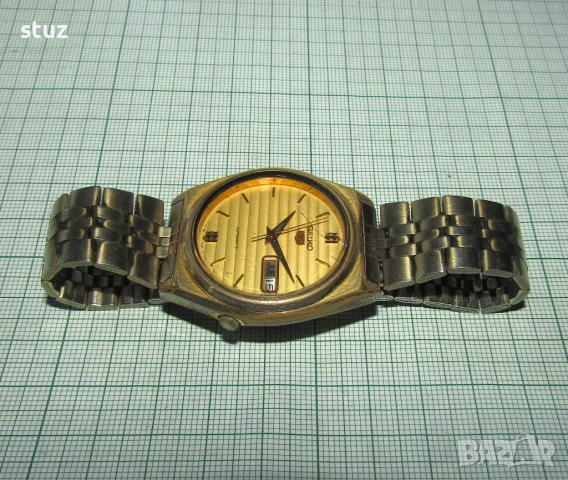 Мъжки часовник Сейко, самонавиващ, снимка 4 - Антикварни и старинни предмети - 54167521