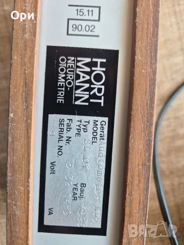 Медицински аудиометър (скринер за слухови тестове) модел Hortmann Selector SL 01, снимка 13 - Медицинска апаратура - 55854174
