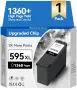 Нова ECOINKO PG-595XL Черна касета Canon Pixma TS4150i TS6550i TS7750i принтер тонер печат мастило, снимка 1