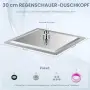 Душ пита KINLIV 30x30 см от неръждаема стомана, снимка 2