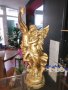 Стара статуетка ангел Двойка , снимка 4