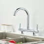 Нов Кухненски Смесител Кран за мивка вода Лесен Монтаж кухня дом, снимка 3